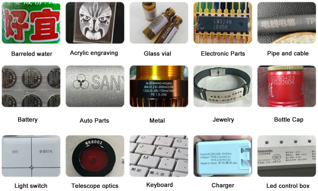 laser marking sample